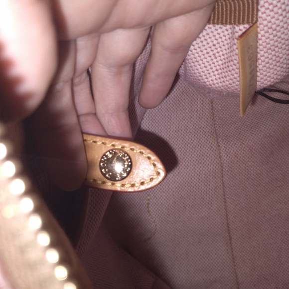 Vintage Dooney & Bourke Dual Handle Shoulder Strap Large Totebag Brown - Picture 12 of 16